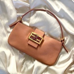 SOLD Rare Fendi Peachy Baguette Bag